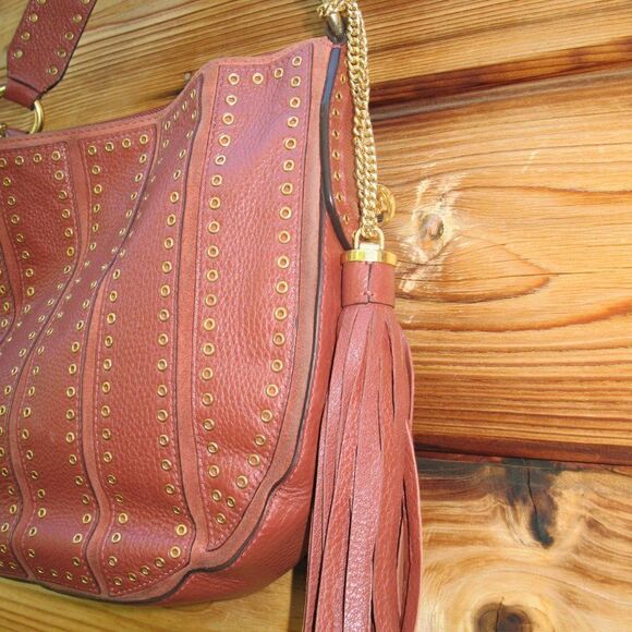 Michael Kors Brooklyn Grommet Hobo Shoulder Bag - Picture 5 of 13